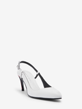  Giày Nữ Alexander McQueen Armadillo Slingback 'Black' 