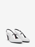  Giày Nữ Alexander McQueen Armadillo Slingback 'Black' 