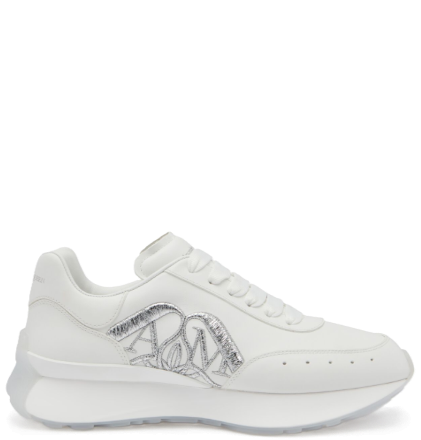  Giày Nữ Alexander McQueen Sprint Runner 'White' 