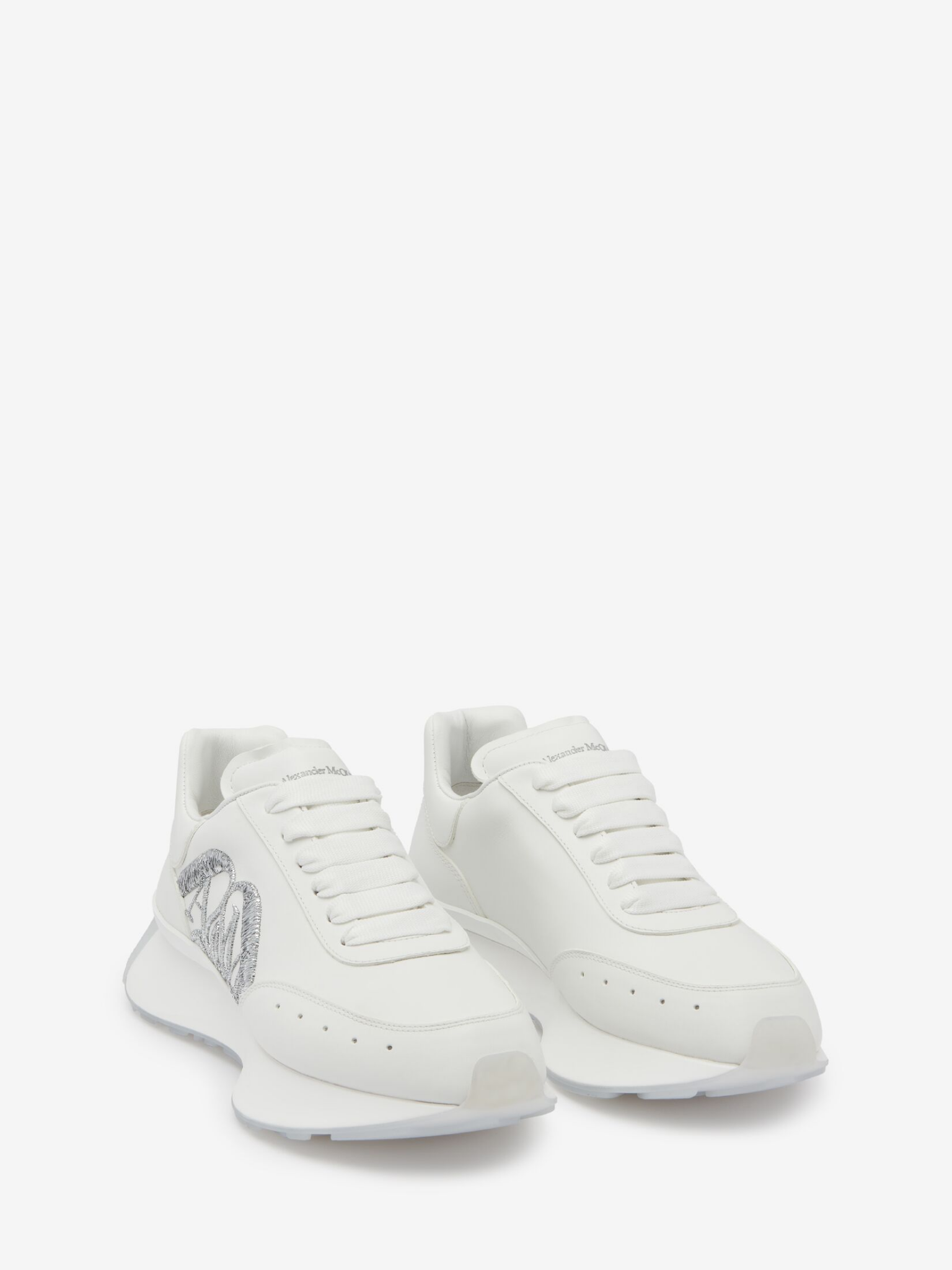  Giày Nữ Alexander McQueen Sprint Runner 'White' 