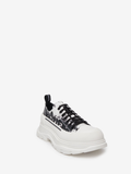  Giày Nam Alexander McQueen Tread Slick Lace Up 'White' 