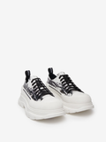  Giày Nam Alexander McQueen Tread Slick Lace Up 'White' 