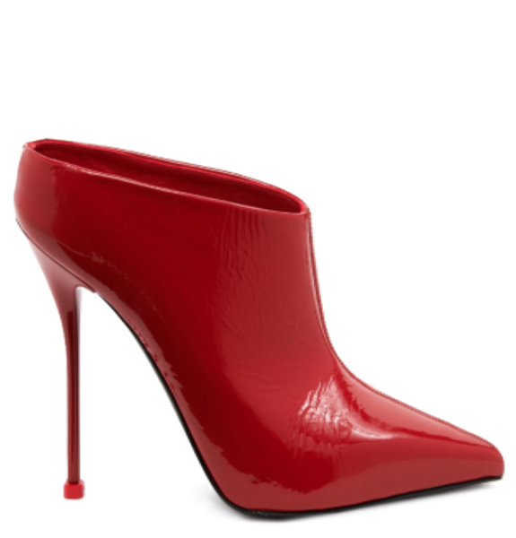  Giày Nữ Alexander McQueen Thorn Mule 'Red' 