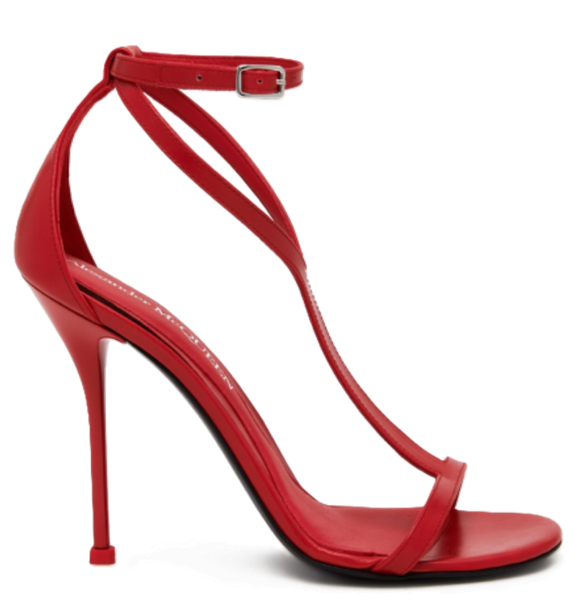  Giày Nữ Alexander McQueen Harness 'Lust Red' 