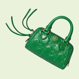  Túi Nữ Gucci GG Matelassé Leather Top Handle Bag 'Green' 
