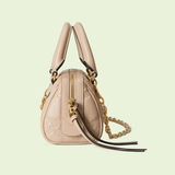  Túi Nữ Gucci GG Matelassé Leather Top Handle Bag 'Beige' 