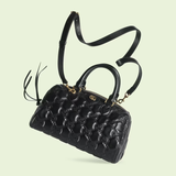 Túi Nữ Gucci GG Matelassé Leather Top Handle Bag 'Black' 