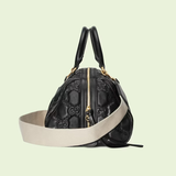  Túi Nữ Gucci GG Matelassé Leather Top Handle Bag 'Black' 