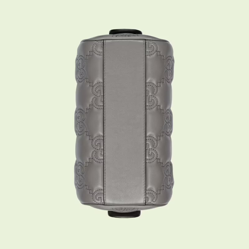  Túi Nữ Gucci GG Matelassé Leather Top Handle Bag 'Grey' 