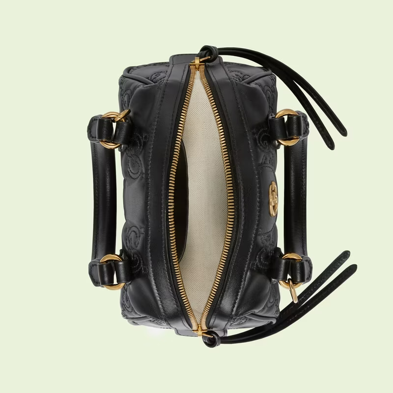  Túi Nữ Gucci GG Matelassé Leather Top Handle Bag 'Black' ‎ 