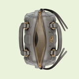  Túi Nữ Gucci GG Matelassé Leather Top Handle Bag 'Grey' 