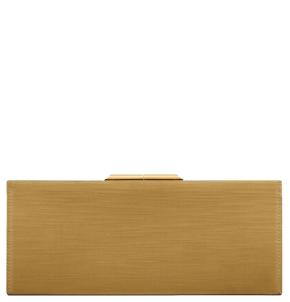  Ví Nữ Saint Laurent Midnight Small Clutch In Satin 'Gold Dust' 