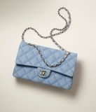  Túi Nữ Chanel Classic Handbag 'Light Blue' 