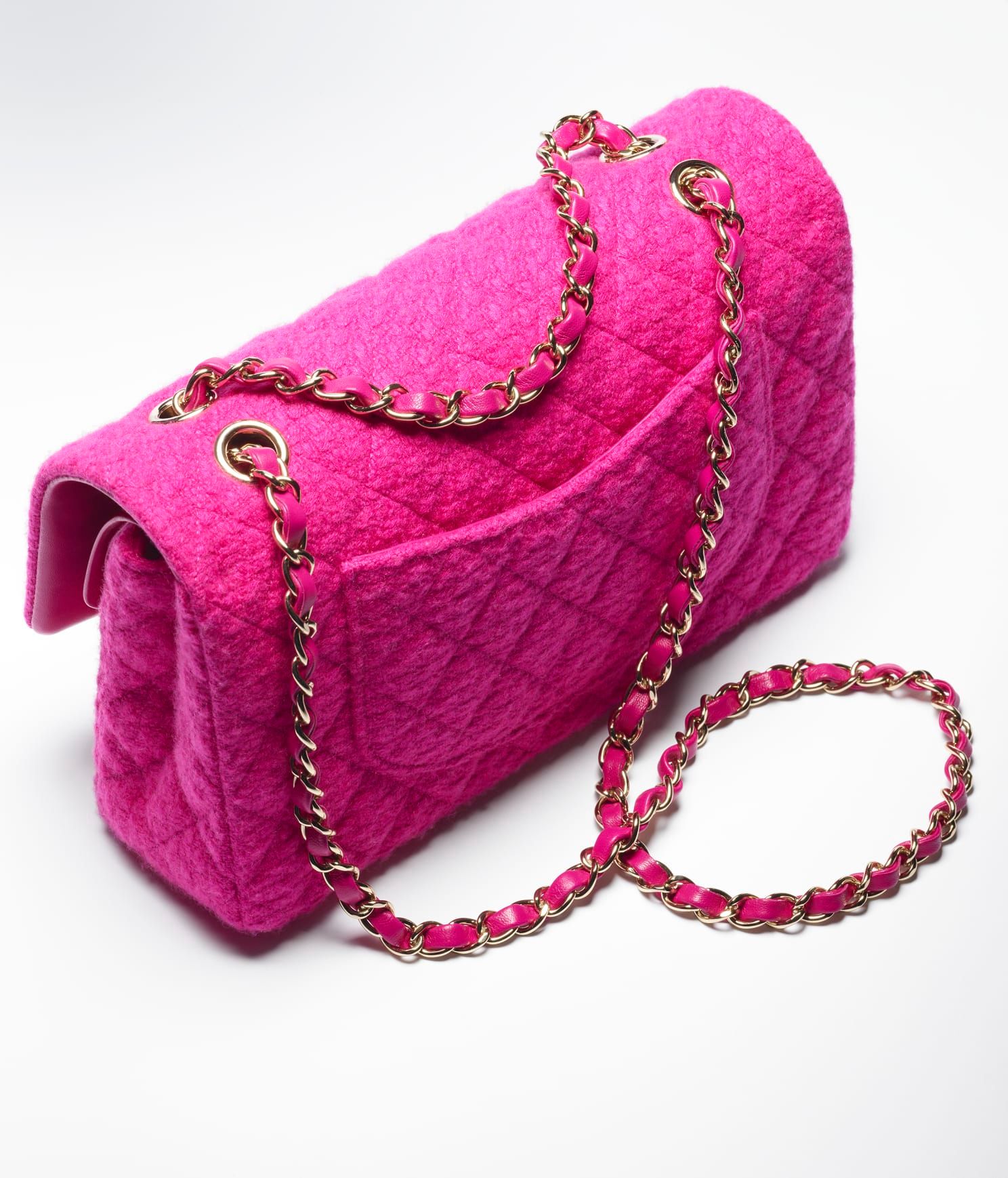 Túi Nữ Chanel Classic Handbag 'Fuchsia' 