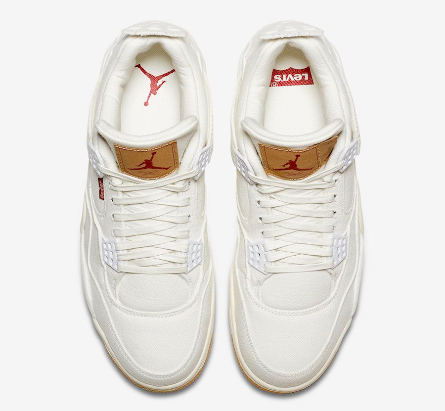 Giày Nike Air Jordan Levi's x Air Jordan 4 'White Denim' AO2571-100 – LUXITY