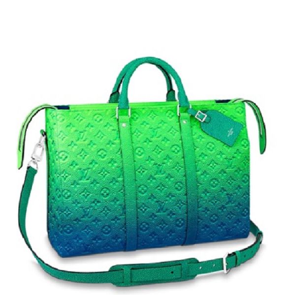  Túi Nam Louis Vuitton Keepall Tote 'Blue Green' 