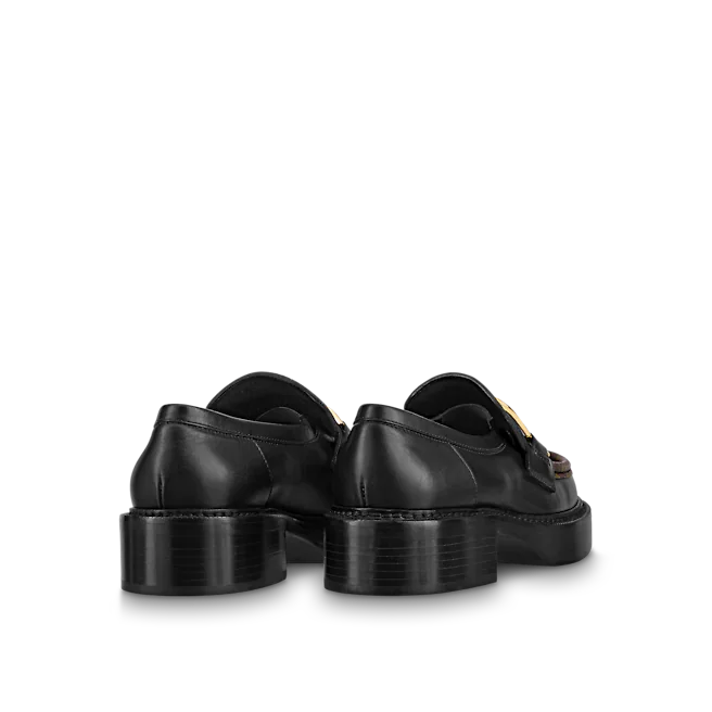  Giày Nữ Louis Vuitton Academy Loafers 'Black' 