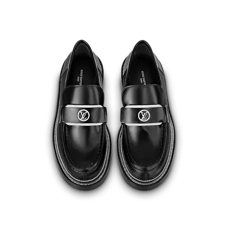  Giày Nữ Louis Vuitton Academy Loafers 'Black' 