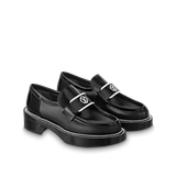  Giày Nữ Louis Vuitton Academy Loafers 'Black' 