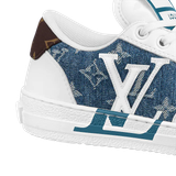  Giày Nữ Louis Vuitton Charlie Trainers 'Blue' 