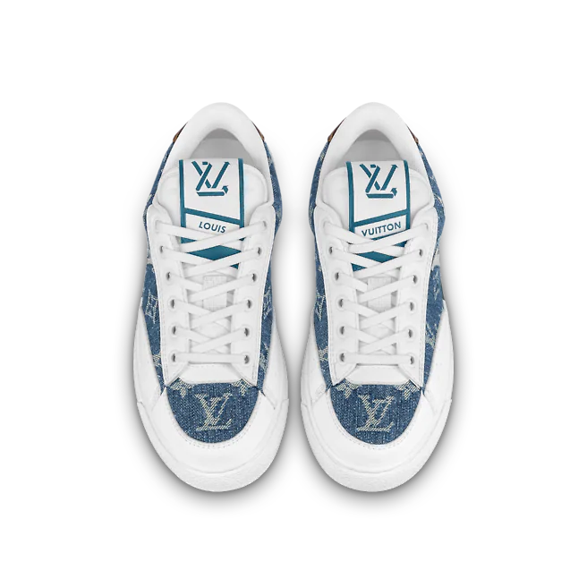  Giày Nữ Louis Vuitton Charlie Trainers 'Blue' 