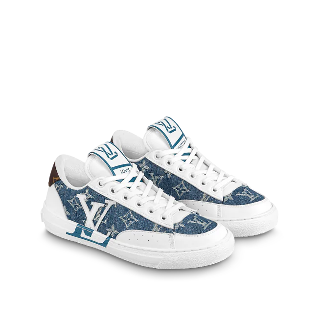  Giày Nữ Louis Vuitton Charlie Trainers 'Blue' 