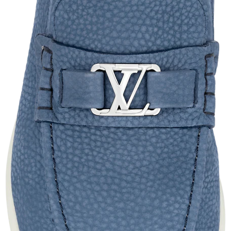  Giày Nam Louis Vuitton Estate Loafers 'Blue' 