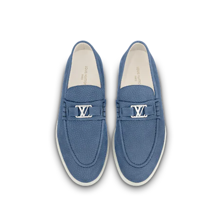  Giày Nam Louis Vuitton Estate Loafers 'Blue' 