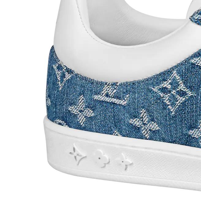  Giày Nam Louis Vuitton Luxembourg Trainers Monogram 'Navy Blue' 