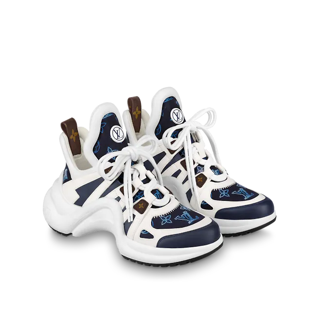  Giày Nữ Louis Vuitton Lv Archlight Trainers 'Navy Blue' 
