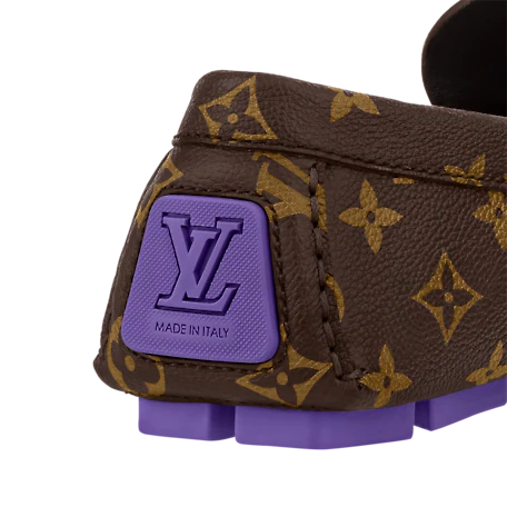  Giày Nam Louis Vuitton Lv Driver Moccasin Ebony 'Beige' 