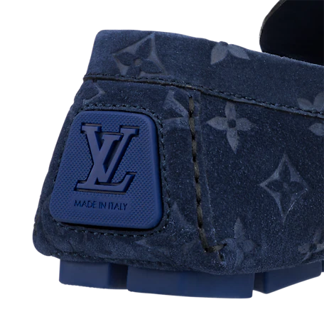  Giày Nam Louis Vuitton Lv Driver Moccasin 'Navy Blue' 