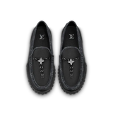  Giày Nam Louis Vuitton Lv Racer Moccasin 'Black' 