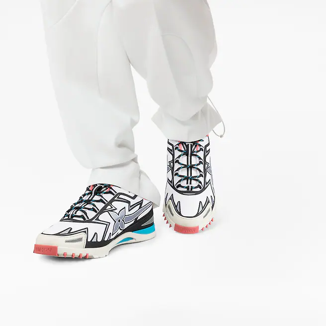  Giày Nam Louis Vuitton Lv Sprint Trsiners 'White' 