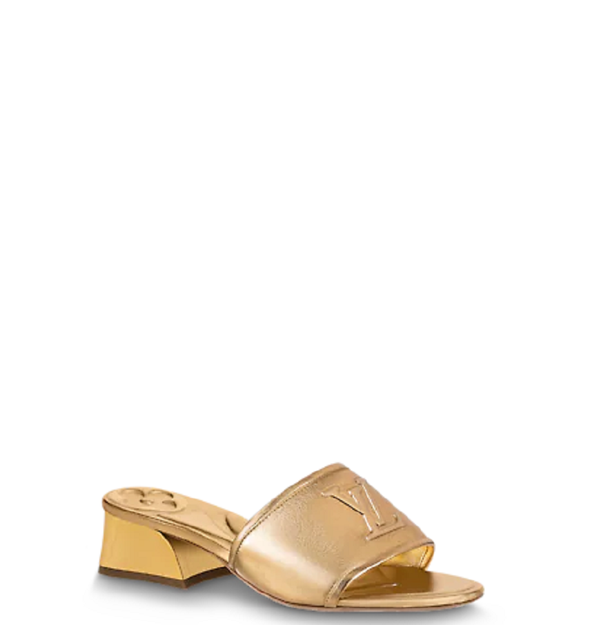  Dép Nữ Louis Vuitton Magnetic Mules 'Gold' 