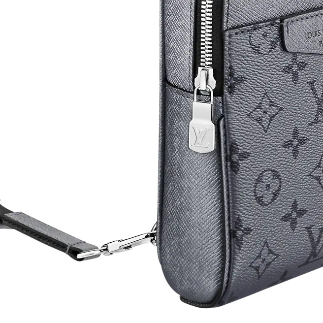  Túi Nam Louis Vuitton Outdoor Slingbag Gunmetal 'Grey' 
