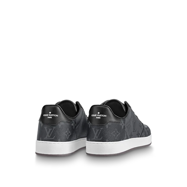  Giày Nam Louis Vuitton Rivoli Monogram 'Black Grey' 