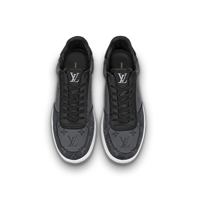  Giày Nam Louis Vuitton Rivoli Monogram 'Black Grey' 