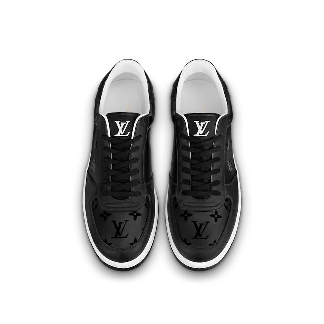  Giày Nam Louis Vuitton Rivoli Trainers 'Black Monogram' 