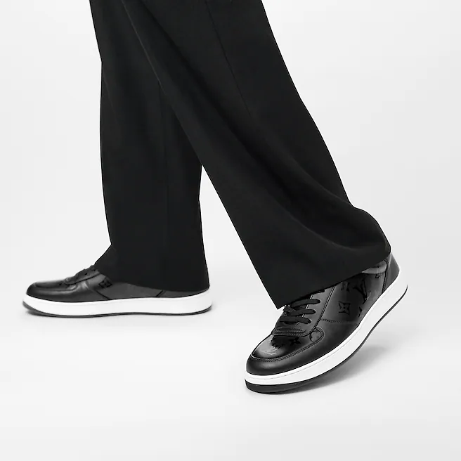  Giày Nam Louis Vuitton Rivoli Trainers 'Black Monogram' 