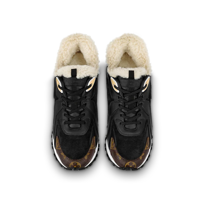  Giày Nữ Louis Vuitton Run Away Sneaker 'Black' 