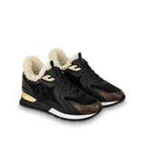  Giày Nữ Louis Vuitton Run Away Sneaker 'Black' 