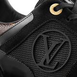  Giày Nữ Louis Vuitton Runn Away Trainers 'Black' 