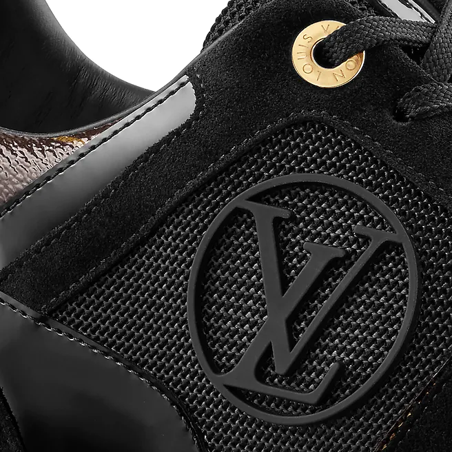  Giày Nữ Louis Vuitton Runn Away Trainers 'Black' 