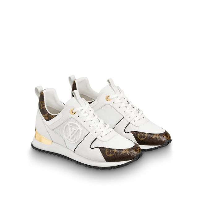  Giày Nữ Louis Vuitton Run Away Trainers 'White' 