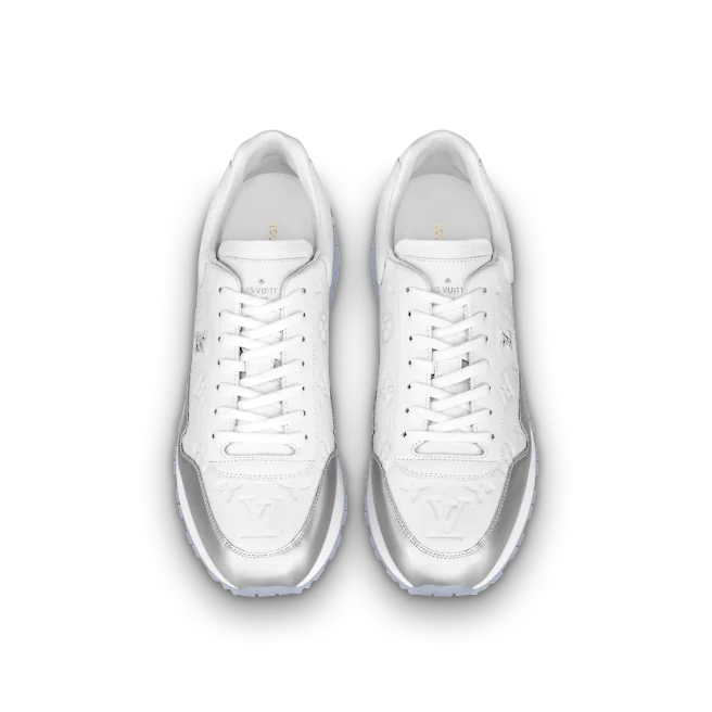  Giày Nam Louis Vuitton Run Away Trainers 'Silver' 