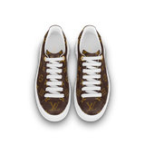  Giày Nữ Louis Vuitton Time Out Trainers 'Cacao Brown' 