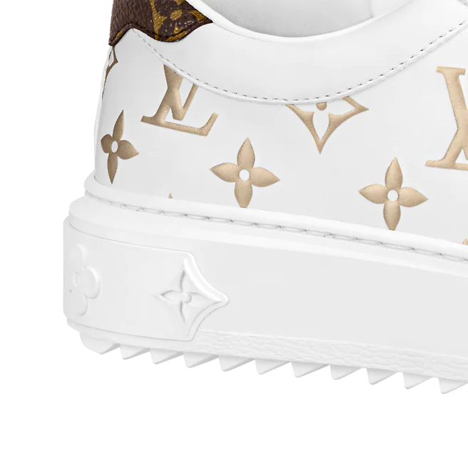  Giày Nữ Louis Vuitton Time Out Trainers 'Gold' 