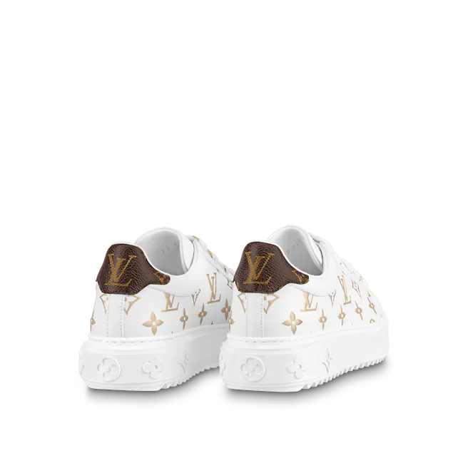  Giày Nữ Louis Vuitton Time Out Trainers 'Gold' 