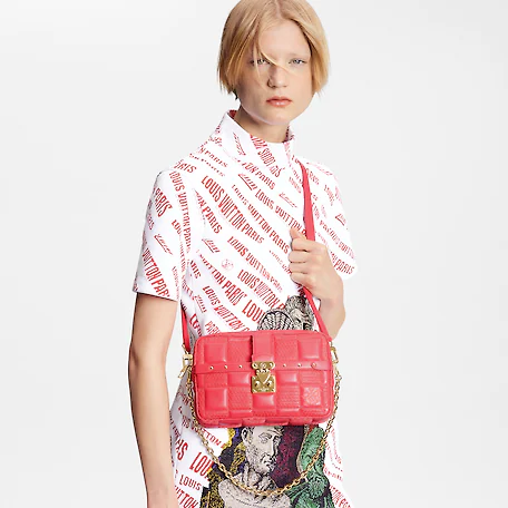  Túi Nữ Louis Vuitton Troca PM 'Pink' 